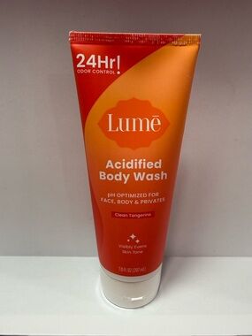 Lume Acidified Body Wash Clean Tangerine 7 oz – New Sealed